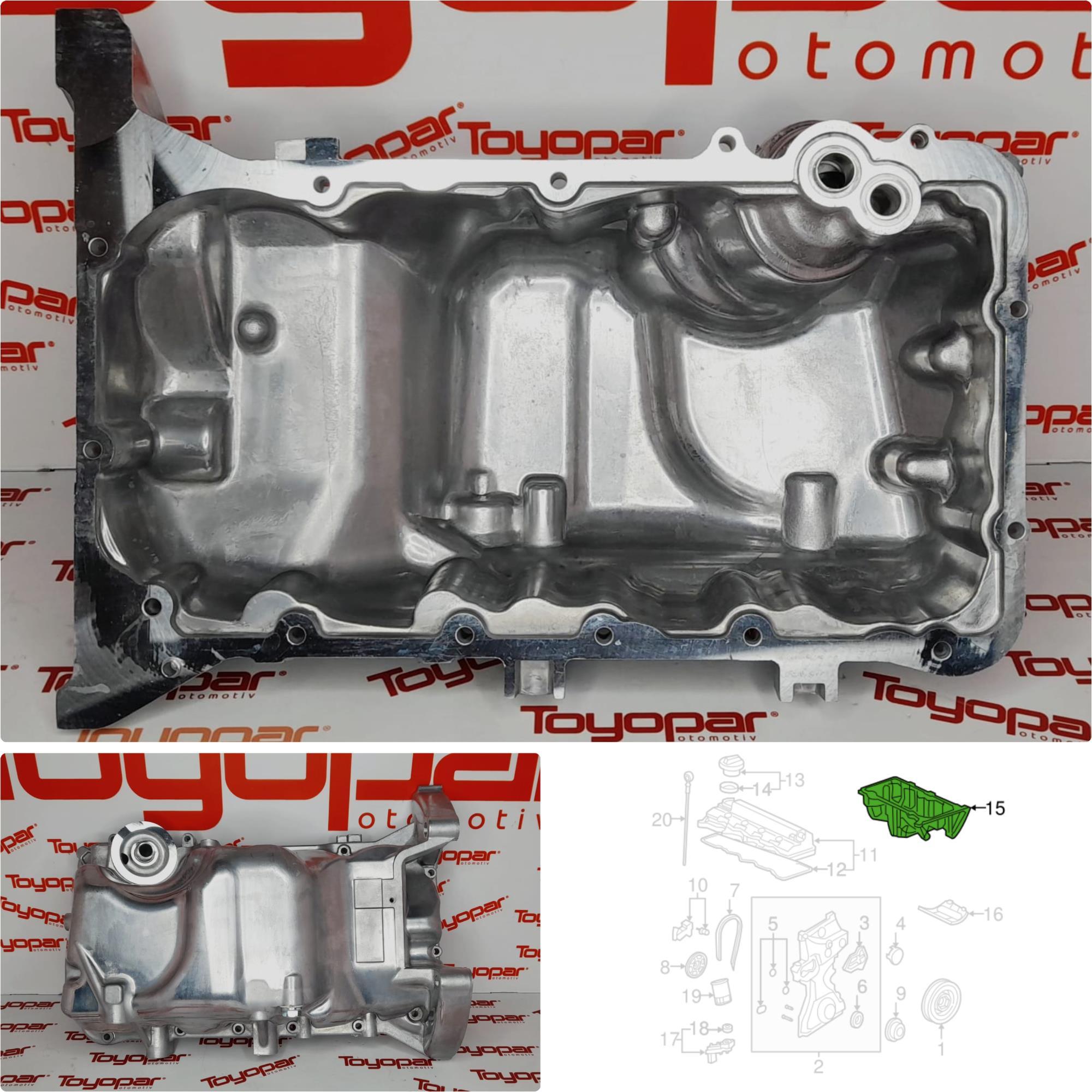 Honda Civic FD6 2006- Motor Yağ Karteri [Sensör Deliksiz] 11200RNA000 11200RSAG03