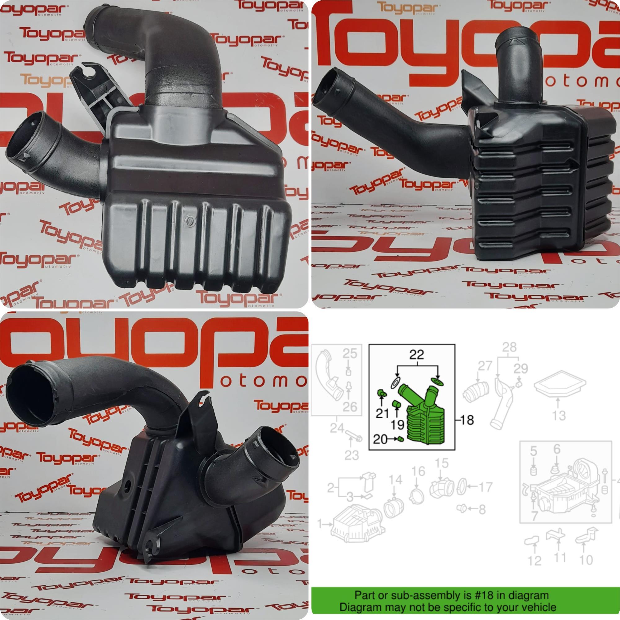 Civic FD6 2006-2011 Rezanatör Rezenatör Hava Filtre Çıkış Bidonu