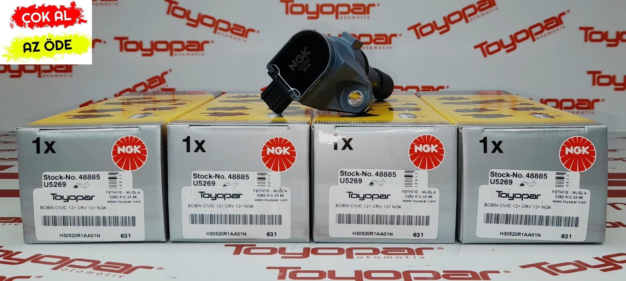 Honda Civic FB7 2012- Bobin / NGK 30520R1AA01 [Takım / 4 Adet]