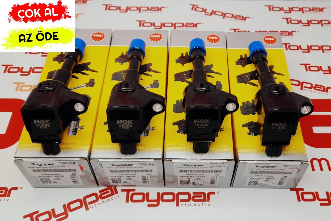 Honda Jazz 2002-2008 City 2006- TAKIM Arka Bobin Orjinal [ NGK ]