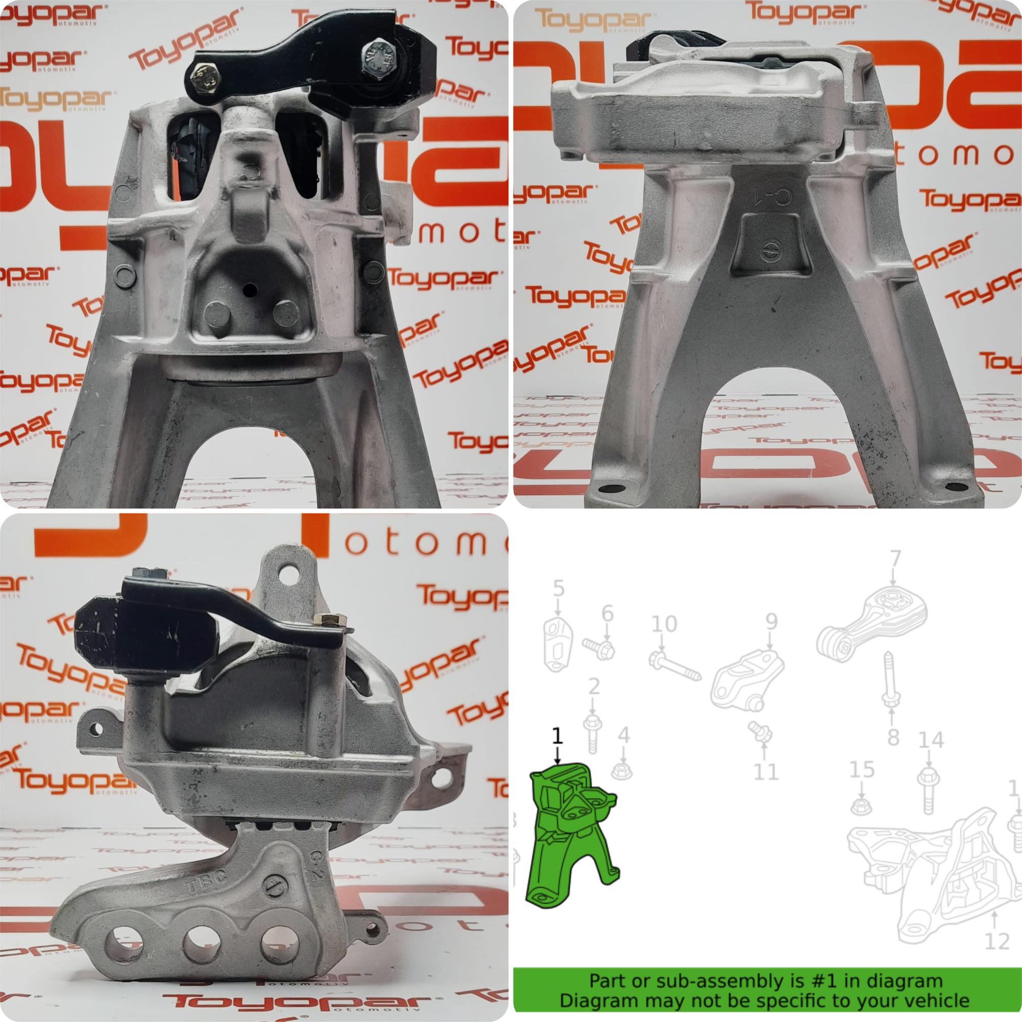 Honda Civic FC5 1,5 RS Motor Takozu Sağ Yağlı 50820TBCA02