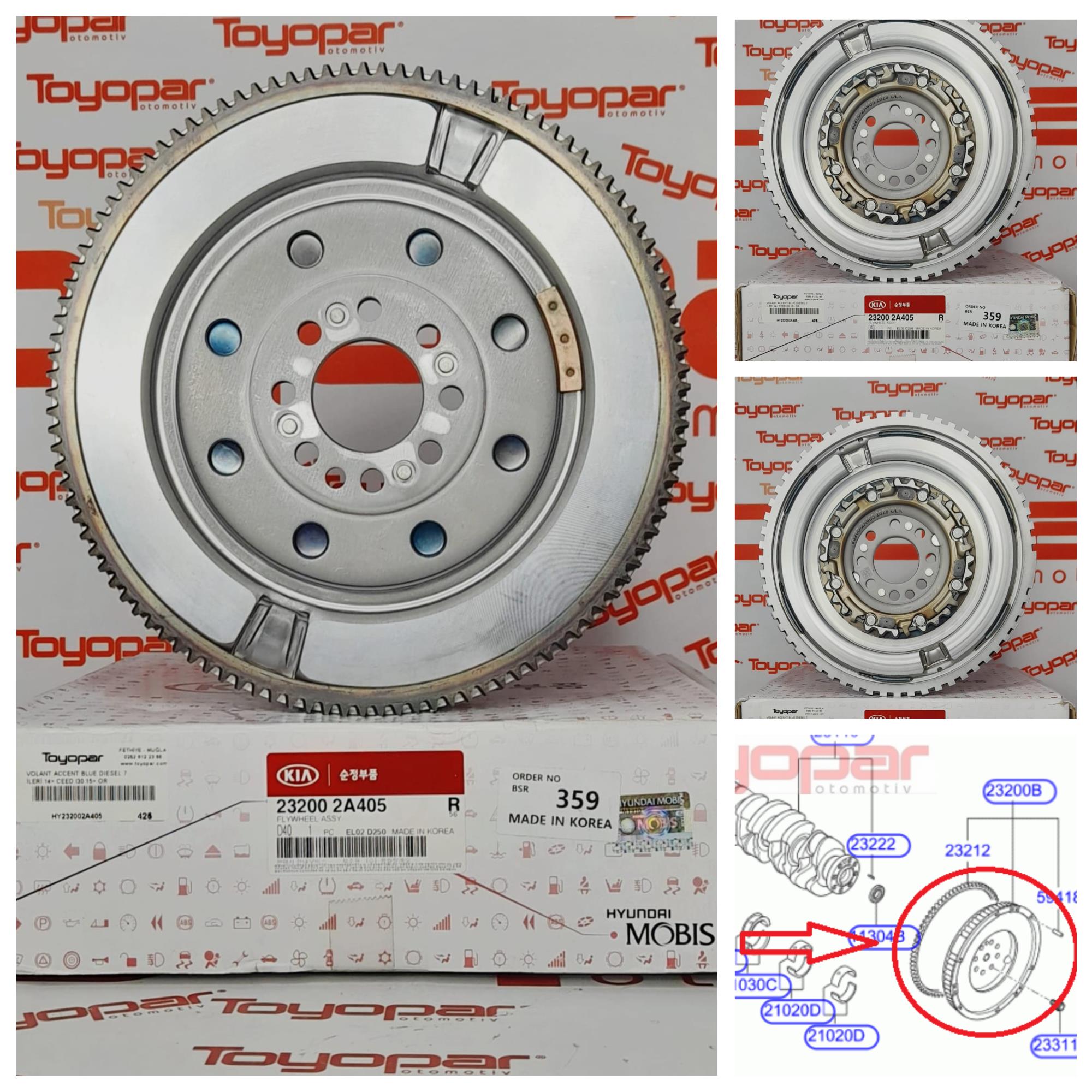 Blue İ30 1.6- Ceed I30 7 Vites Dct Şanzıman Volant 232002A405