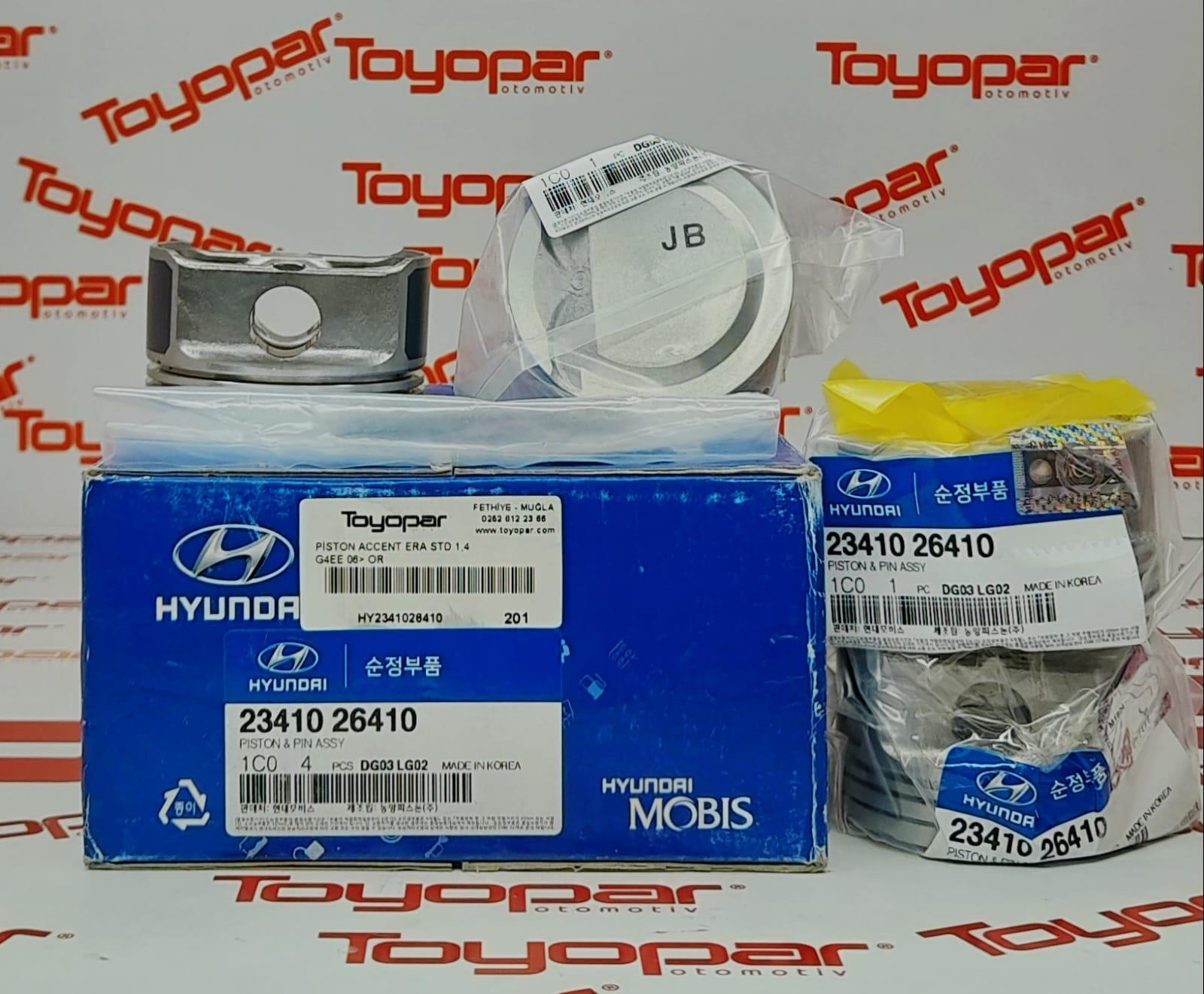 Accent Era 1.4 Benzinli Orjinal STD Piston Takım 2341026410