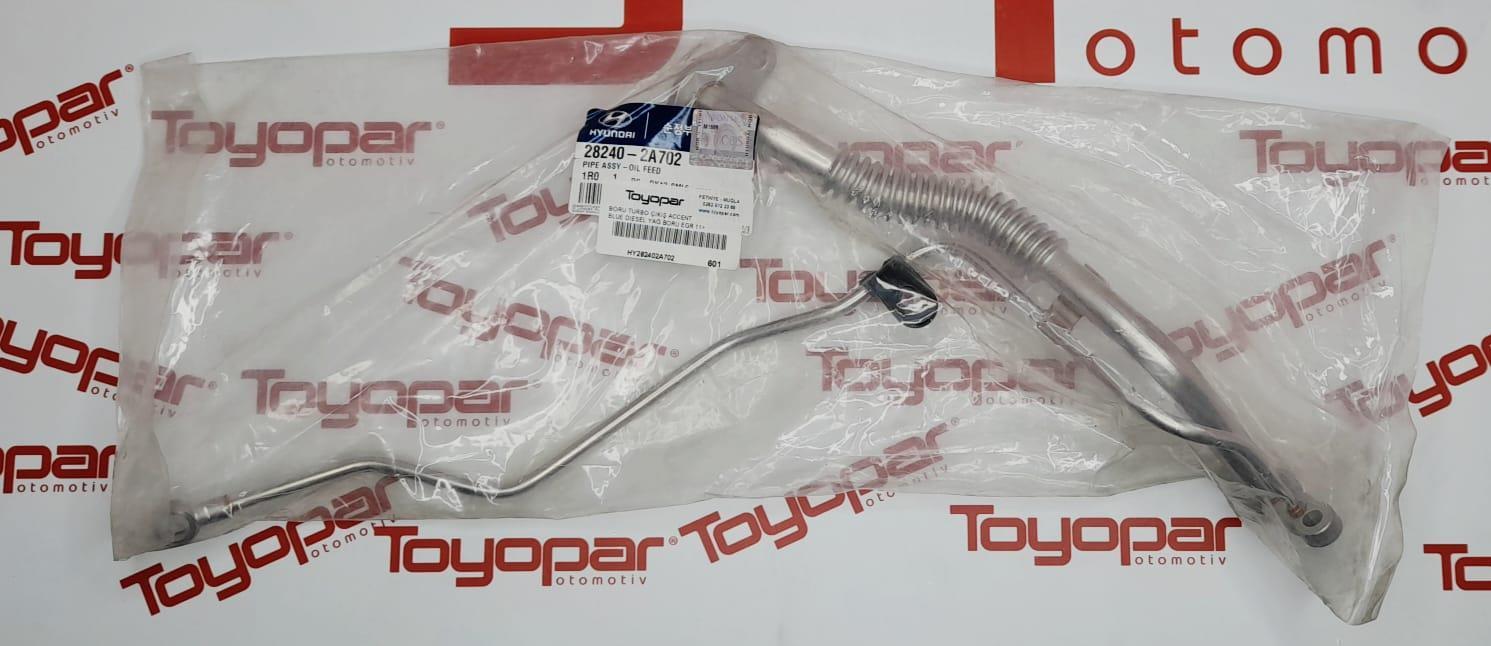 Accent Blue İ30 Turbo Yağ Geri Dönüş Borusu / Orjinal 282402A702