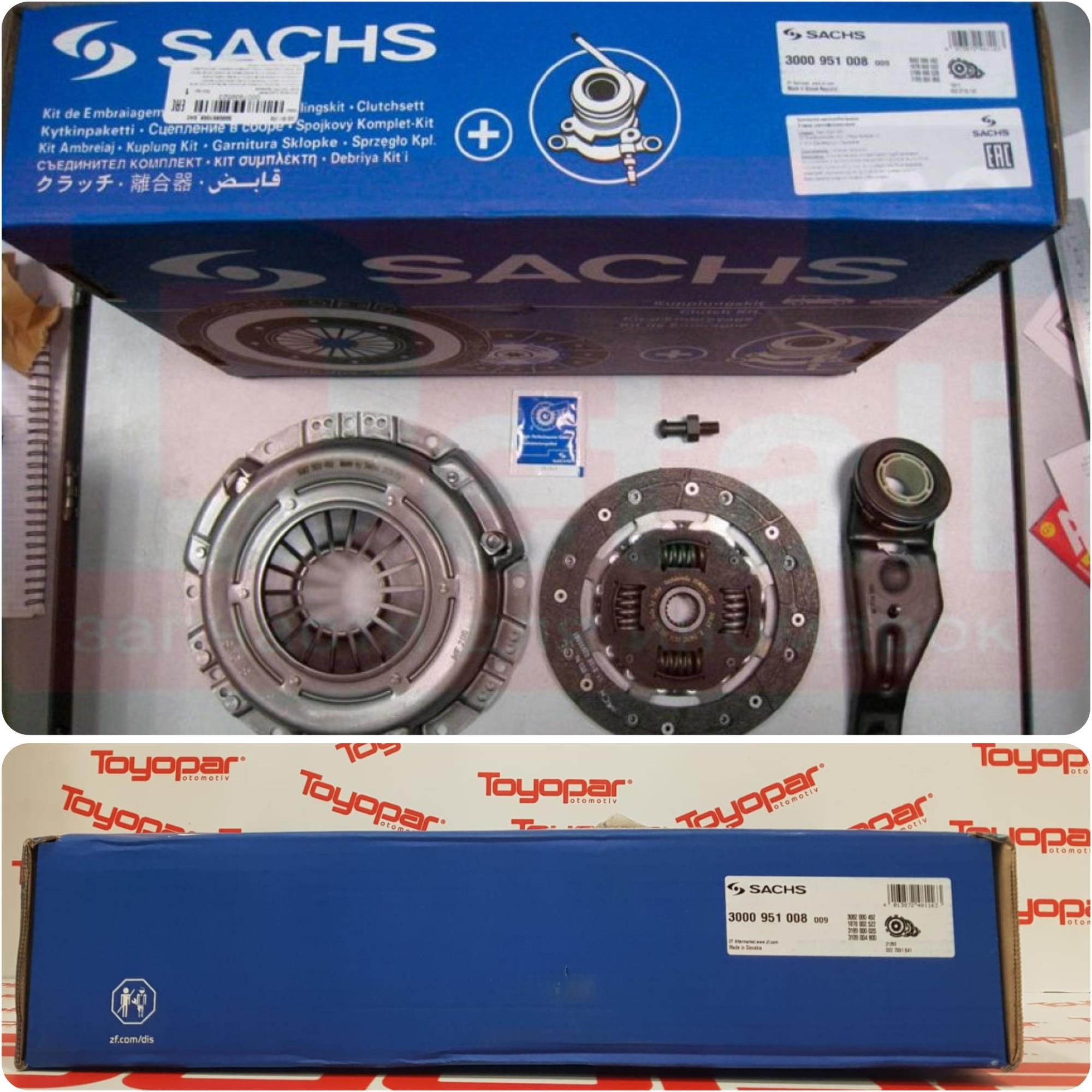 Mazda 3 1.6 2003-2008 Debriyaj Seti Sachs 3000951008