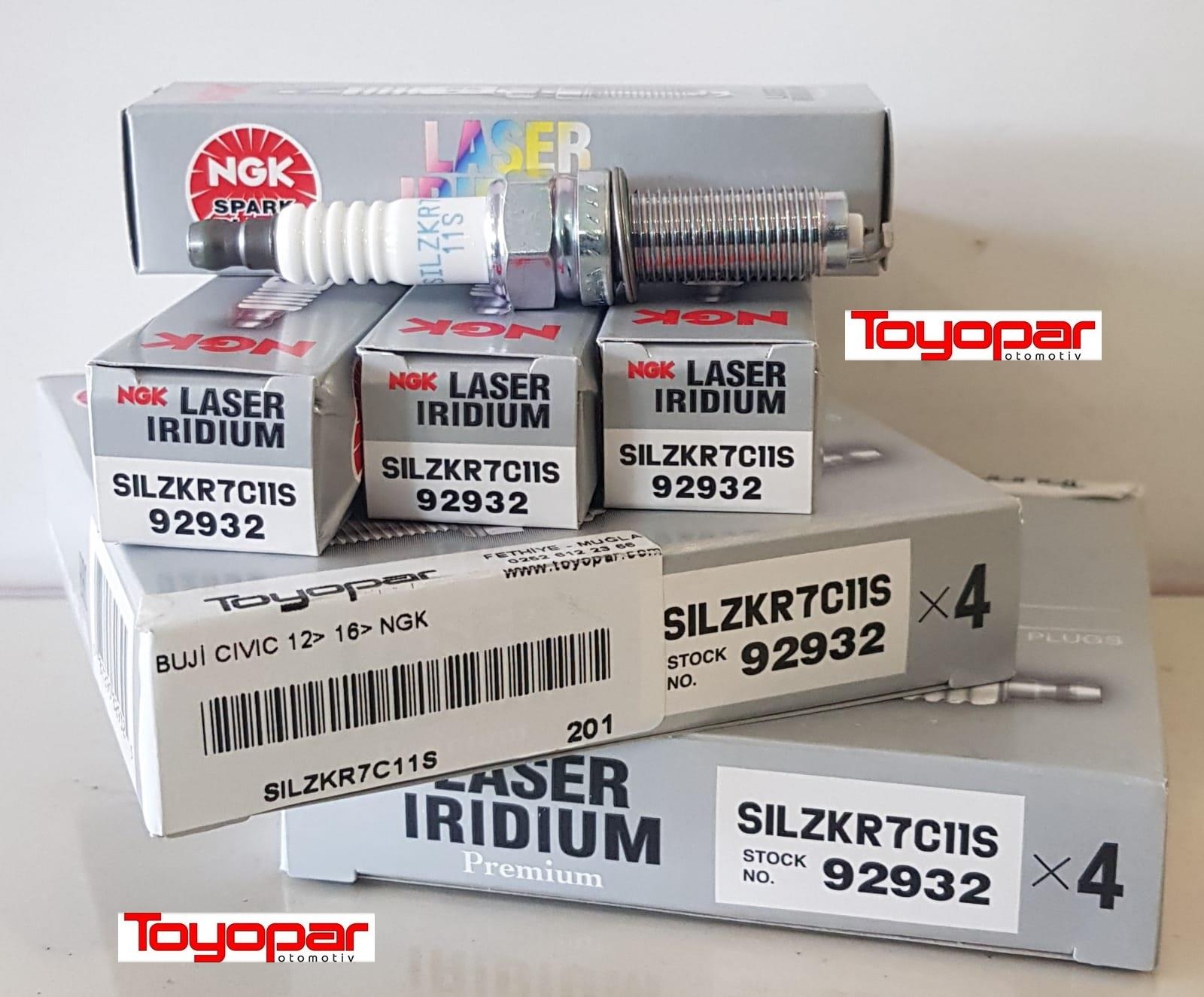 Civic 1,6 FB7  FC5 12- (NGK) Ateşleme Bujisi TAKIM - SILZKR7C11S