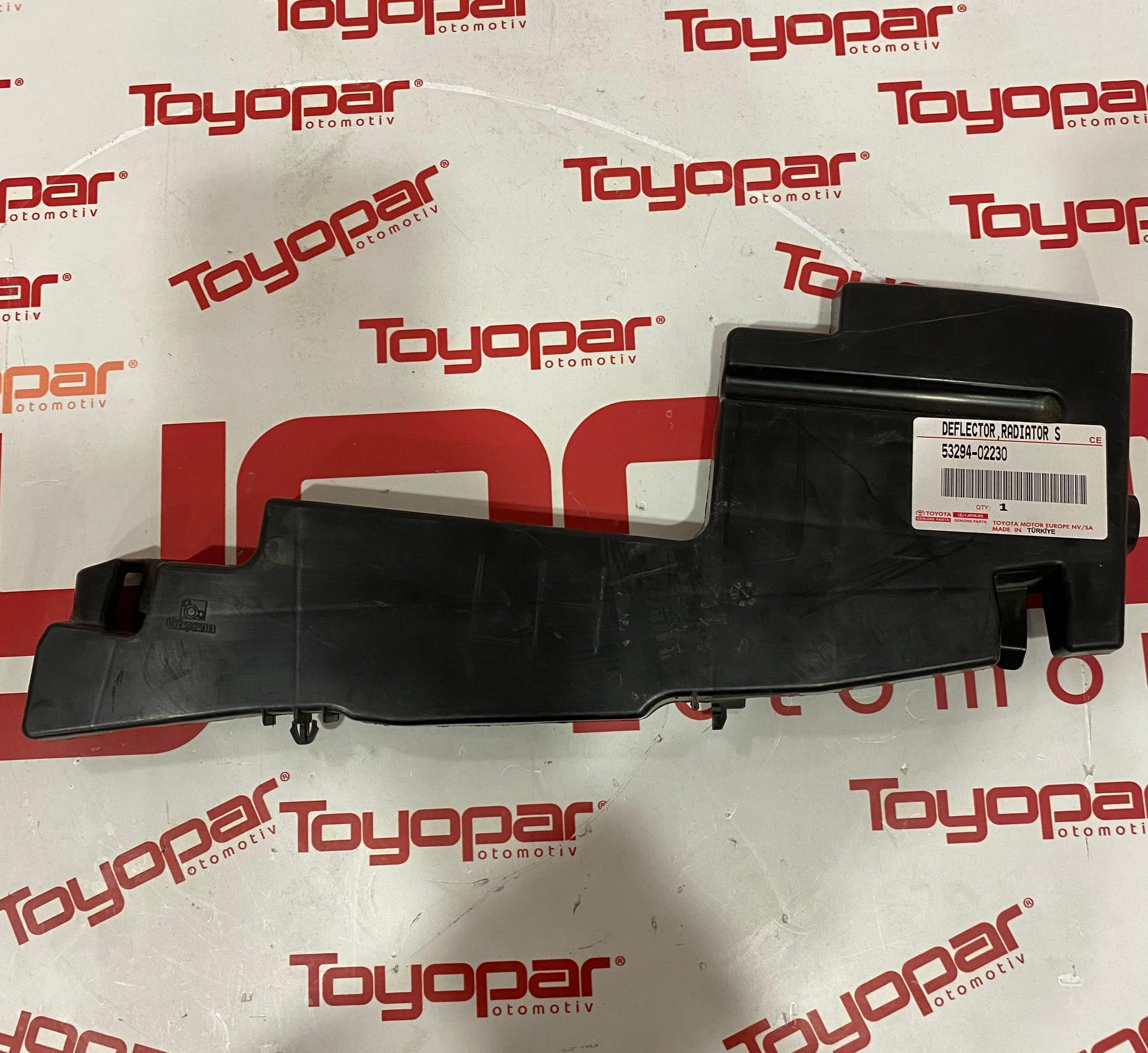 Toyota Corolla 2013-2019 Yağ Radyatör Bakaliti Deflektörü Sol 5329402230
