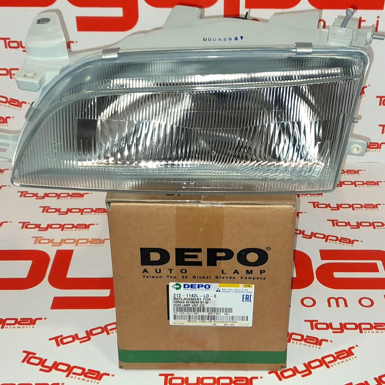 Corolla AE101 1993-1998 Far Lambası Sol - DEPO 212-1142