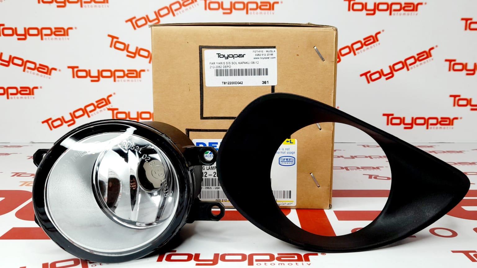 Toyota Yaris 2006-2008 Sol Sis Farı KAPAKLI - [ DEPO TAİWAN ]